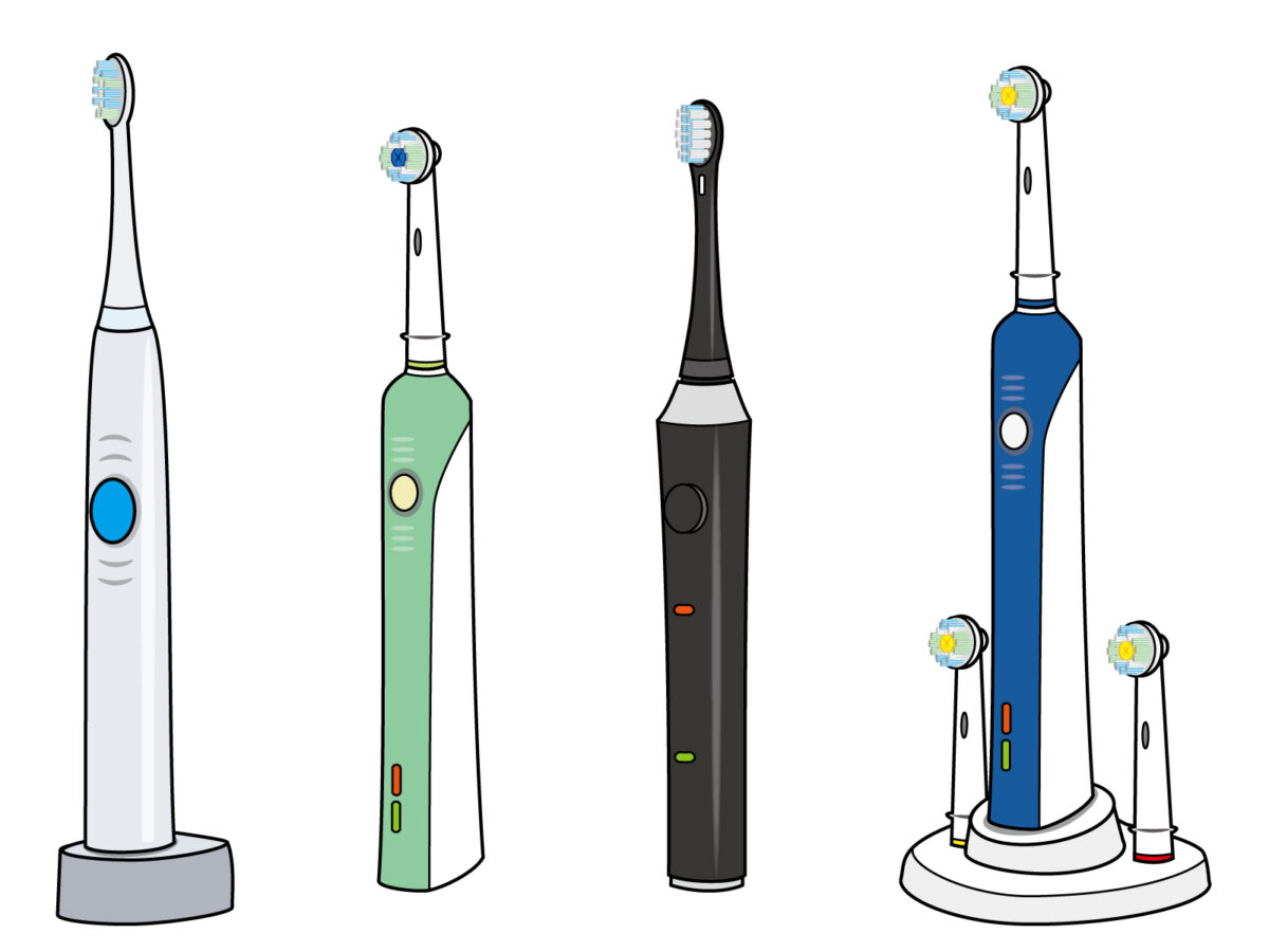色々な電動歯ブラシの種類